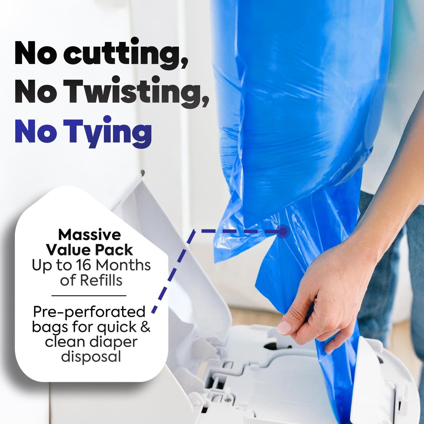 Easy Roll Refill Bags - 60 Bags (2x30)