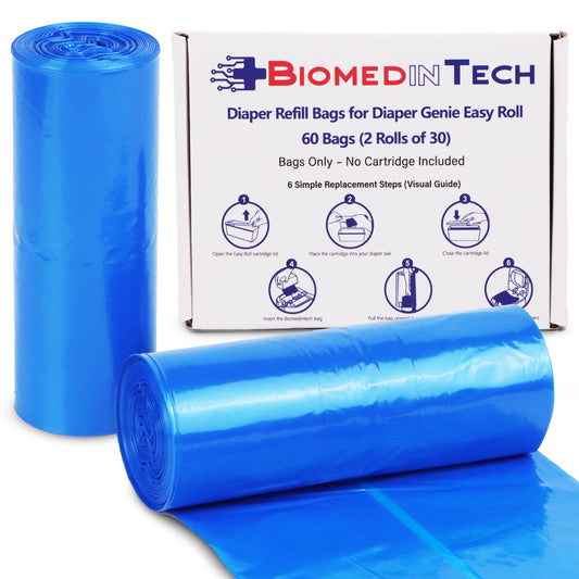 Easy Roll Refill Bags - 60 Bags (2x30)
